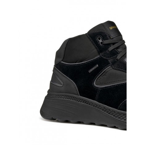 Sneakers barbati Geox U Spherica Actif X1 impermeabili, negri